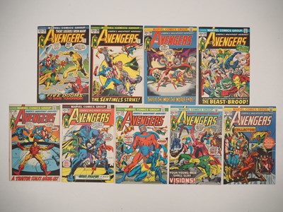 Lot 49 - AVENGERS #101, 103-107, 110, 113, 119 (9 in...