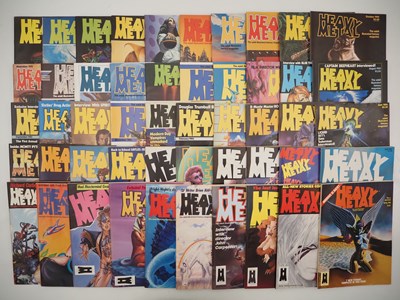 Lot 186 - HEAVY METAL #58-107 (50 in Lot) - (1982/86 -...