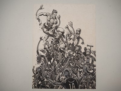 Lot 191 - MAGNUS, ROBOT FIGHTER ART - Fantastically...