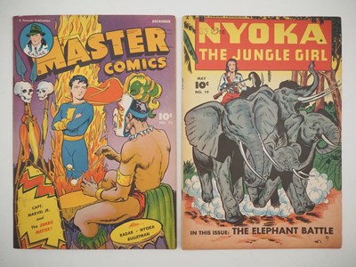 Lot 194 - MASTER COMICS #75 + NYOKA THE JUNGLE GIRL #19...