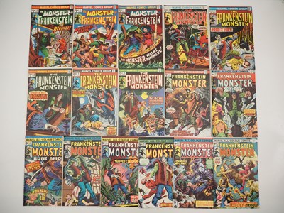 Lot 222 - THE MONSTER OF FRANKENSTEIN #3 to 18 (16 in...