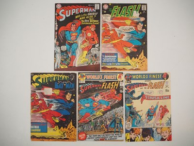 Lot 337 - SUPERMAN/FLASH RACE LOT (5 in Lot) - Includes...