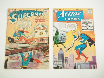 Lot 433 - SUPERMAN #123 + ACTION COMICS #251 (2 in Lot) -...