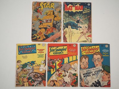 Lot 446 - DC GOLDEN AGE DAMAGED LOT (5 in Lot) -...