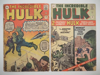 Lot 528 - INCREDIBLE HULK #3 & 4 (2 in Lot) - (1962 -...