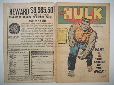 Lot 530 - INCREDIBLE HULK #1 (1962 - MARVEL - UK Price...