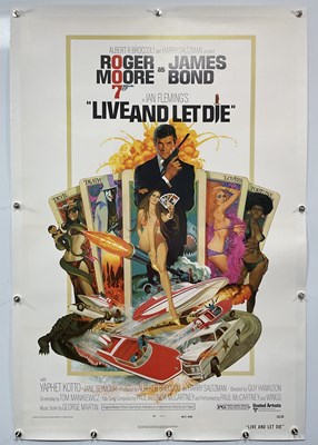 Lot 297 - LIVE AND LET DIE (1973) US one sheet with...