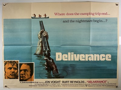 Lot 179 - DELIVERANCE (1972) UK Quad film poster with...