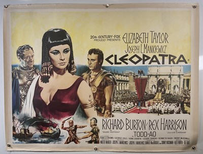 Lot 275 - CLEOPATRA (1963) UK Quad film poster, Tom...