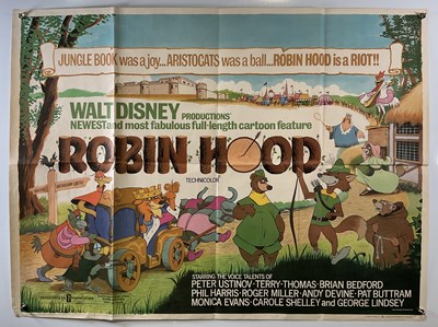Lot 185 - ROBIN HOOD (1973), British quad film poster...