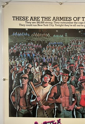 Lot 356 - THE WARRIORS (1979), Linen backed US one-sheet,...