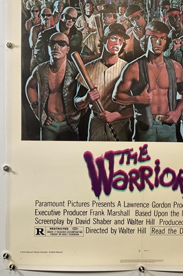 Lot 356 - THE WARRIORS (1979), Linen backed US one-sheet,...