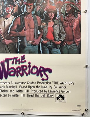 Lot 356 - THE WARRIORS (1979), Linen backed US one-sheet,...