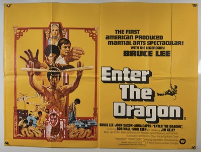 Lot 147 - ENTER THE DRAGON (1973) UK Quad film poster...