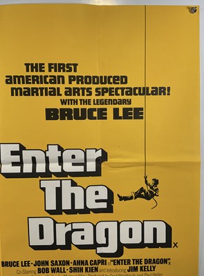 Lot 147 - ENTER THE DRAGON (1973) UK Quad film poster...