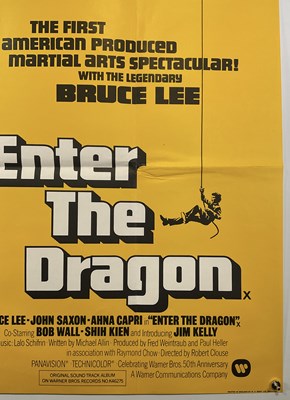 Lot 147 - ENTER THE DRAGON (1973) UK Quad film poster...