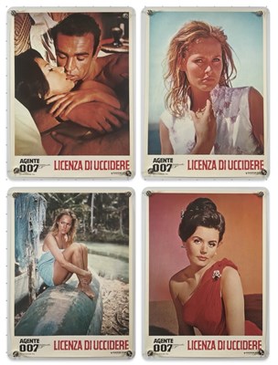 Lot 284 - DR. NO (1962) 4 Italian photobusta film...