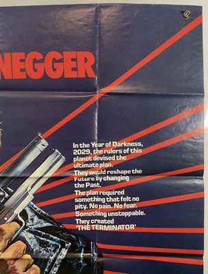 Lot 382 - THE TERMINATOR (1984) UK Quad Film poster for...