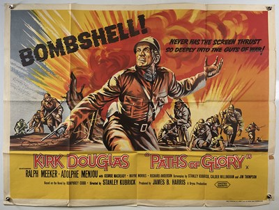 Lot 259 - PATHS OF GLORY (1957), UK Quad film poster for...