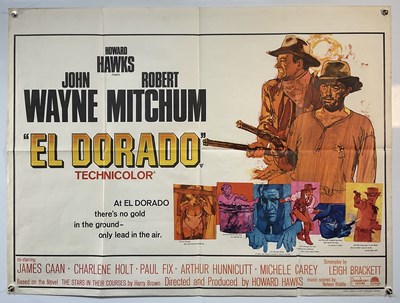 Lot 163 - EL DORADO (1967) UK Quad film poster, John...
