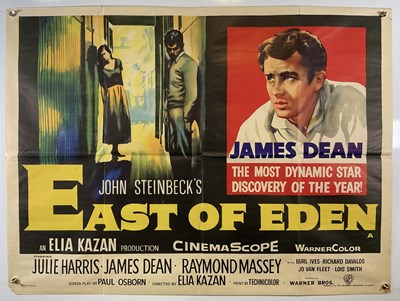 Lot 218 - EAST OF EDEN (1955) UK Quad film poster, John...