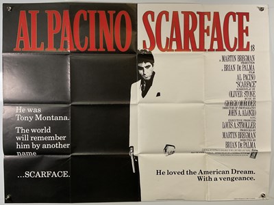 Lot 170 - SCARFACE (1983) UK Quad film poster, quotable...