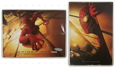 Lot 416 - SPIDER-MAN (2002) US one sheet, twin towers...
