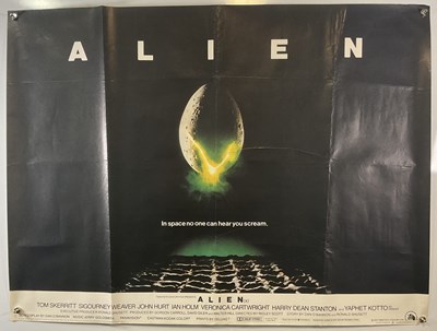 Lot 485 - ALIEN (1979) UK Quad film poster, iconic Alien...