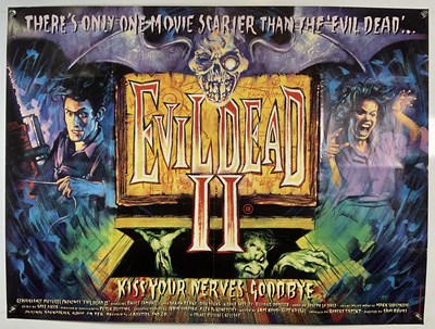 Lot 479 - EVIL DEAD 2 (1987) UK Quad Horror film poster...