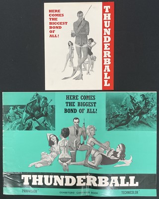 Lot 300 - THUNDERBALL (1965) UK Exhibitors' campaign...