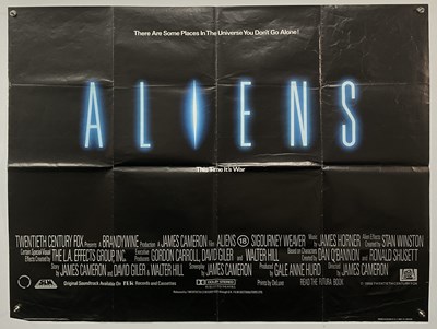 Lot 484 - ALIENS (1986) UK Quad teaser style film poster,...
