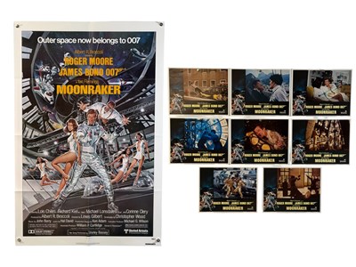 Lot 304 - MOONRAKER (1979) US one sheet film poster,...