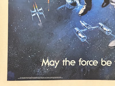 Lot 455 - STAR WARS (1977) UK Quad, Oscar’s style, Tom...