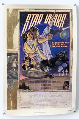 Lot 429 - Star Wars (1977) US One Sheet film poster,...