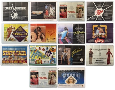 Lot 38 - A chorus of musical film posters comprising...