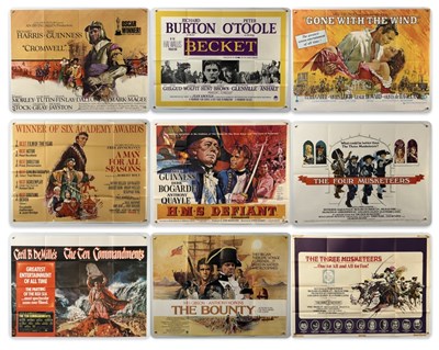 Lot 272 - A selection of movie posters for historical...