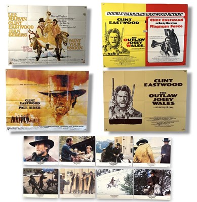 Lot 235 - A posse of Clint Eastwood Western film posters...