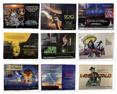 Lot 383 - A group of sci-fi film posters comprising...