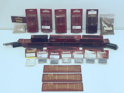 Lot 50 - BEMO HOm track, points, signals and other...