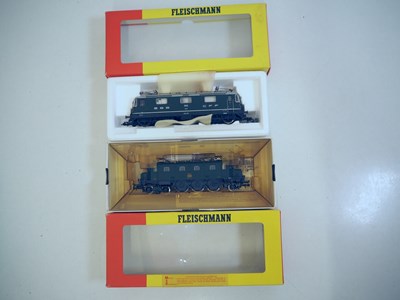 Lot 84 - FLEISCHMANN HO gauge pair of Swiss Outline...