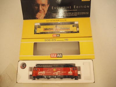 Lot 105 - BRAWA HO gauge pair of Swiss Outline Re 476...