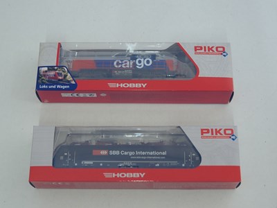 Lot 130 - PIKO HO gauge Swiss Outline locomotives...