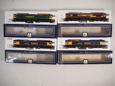 Lot 176 - LIMA OO gauge Class 66 diesel locomotives in...