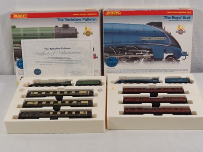 Lot 216 - HORNBY OO gauge - pair of train packs...