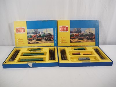 Lot 221 - HORNBY DUBLO OO gauge 2-rail train sets -...