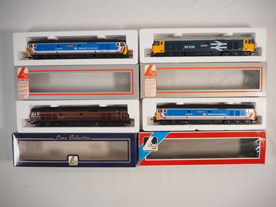 Lot 242 - LIMA OO gauge Class 50 diesel locomotives in...