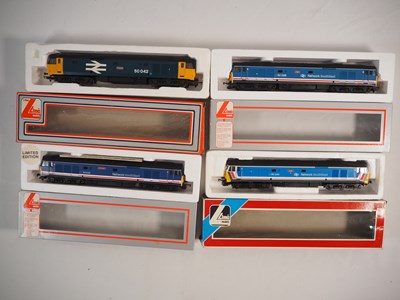 Lot 243 - LIMA OO gauge Class 50 diesel locomotives in...