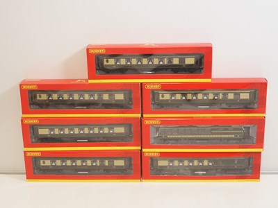 Lot 314 - HORNBY OO gauge group of Pullman cars, to...