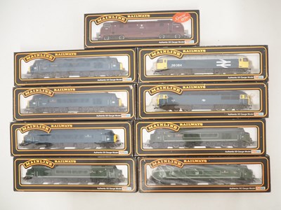 Lot 321 - MAINLINE OO gauge diesel locos in various BR...