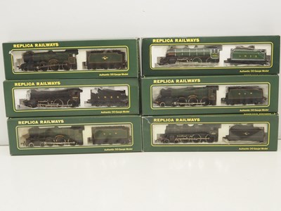 Lot 325 - REPLICA RAILWAYS OO gauge steam locos in...